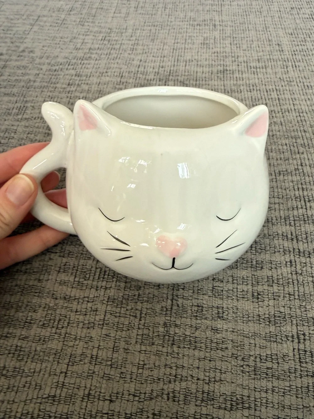 White Cat Coffee Mug